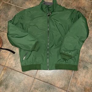 L.L. Bean Men's Green Bomber Jacket